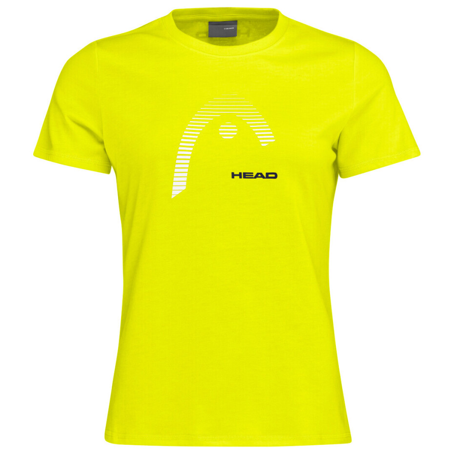 Dámské tričko Head  Club Lara T-Shirt Women Dark Yellow M - main (0)