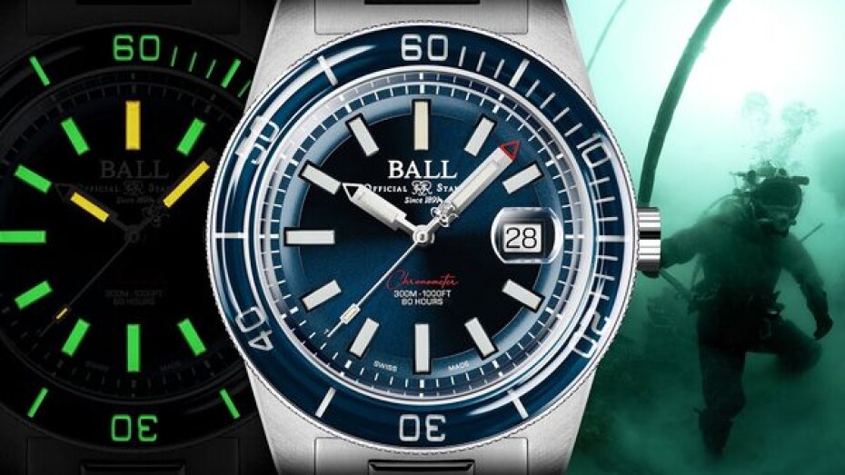 Ball Engineer M Skindiver III Beyond (41.5mm) Manufacture COSC Limited Edition DD3100A-S2C-BE - main (18)