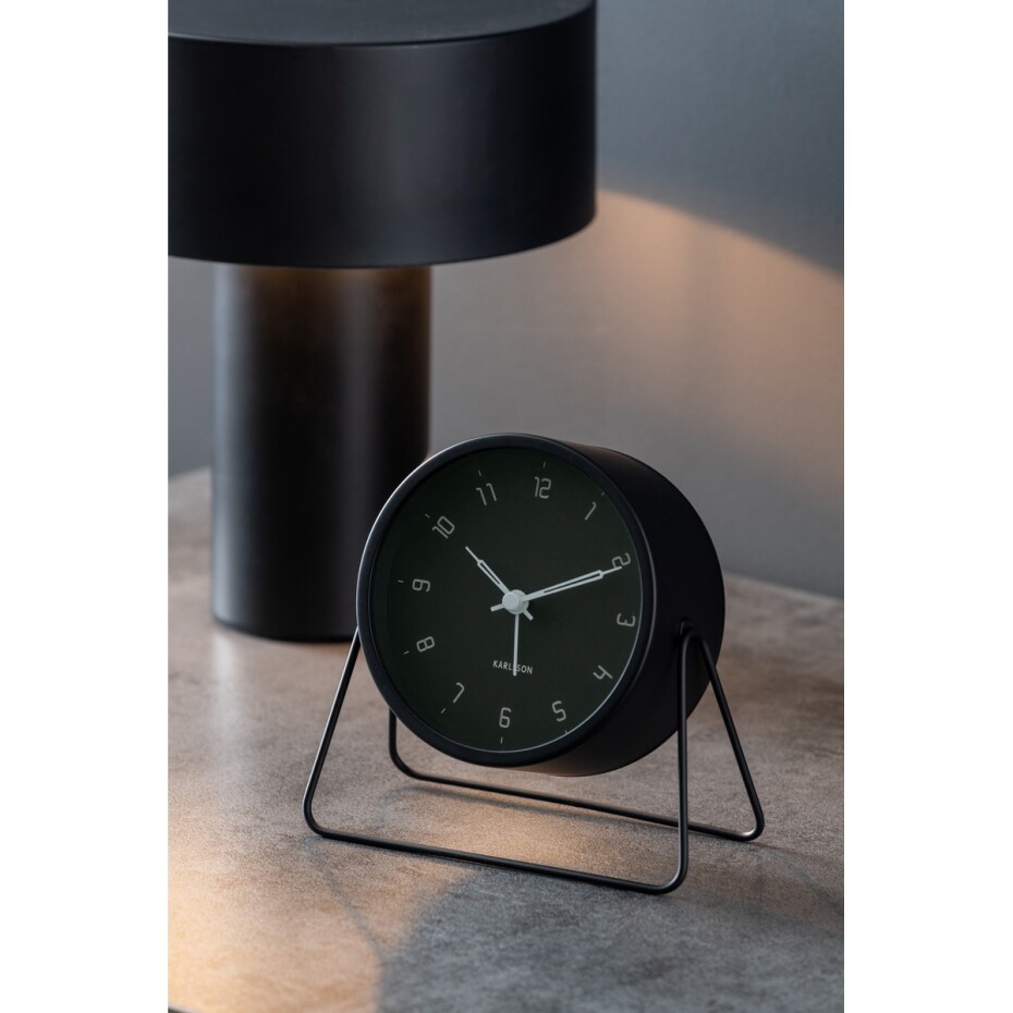 Karlsson 5952BK designový budík 13 cm - main (1)