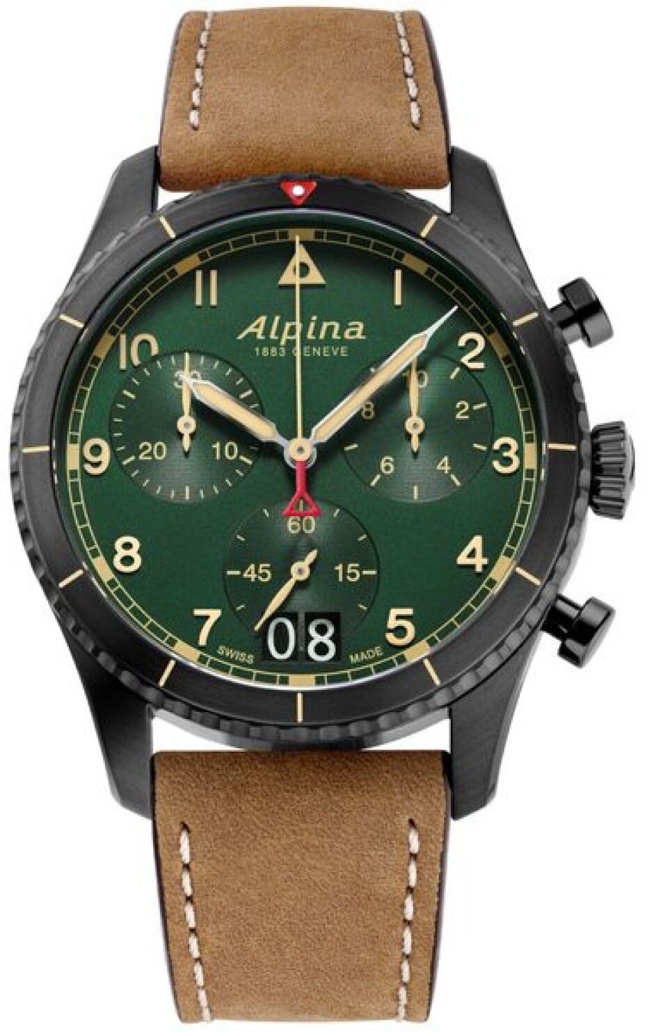 Alpina Startimer Pilot Quartz Chronograph Big Date AL-372GR4FBS26 - main (0)