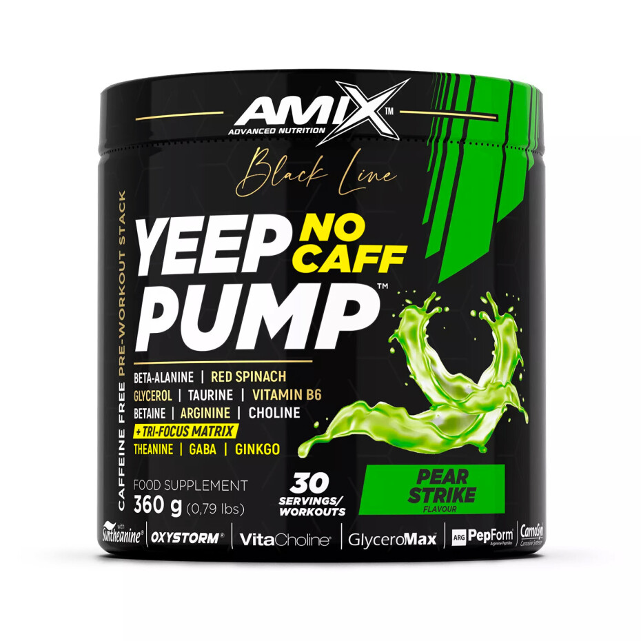 Amix Nutrition Yeep Pump No Caff 360 g  hruška - main (2)