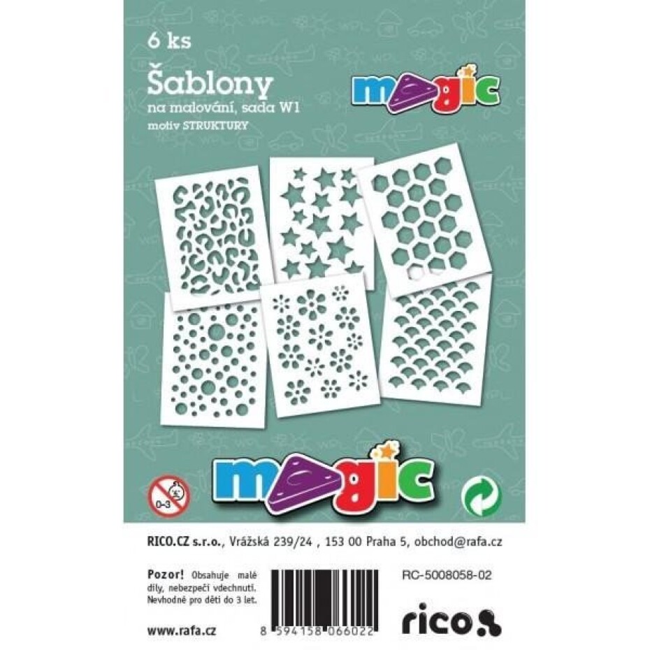 MAGIC papír šablony na malování STRUKTU - main (0)