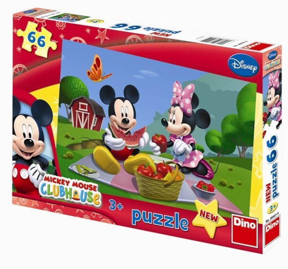 Mickey Mouse na pikniku - puzzle 66 dílk - main (0)
