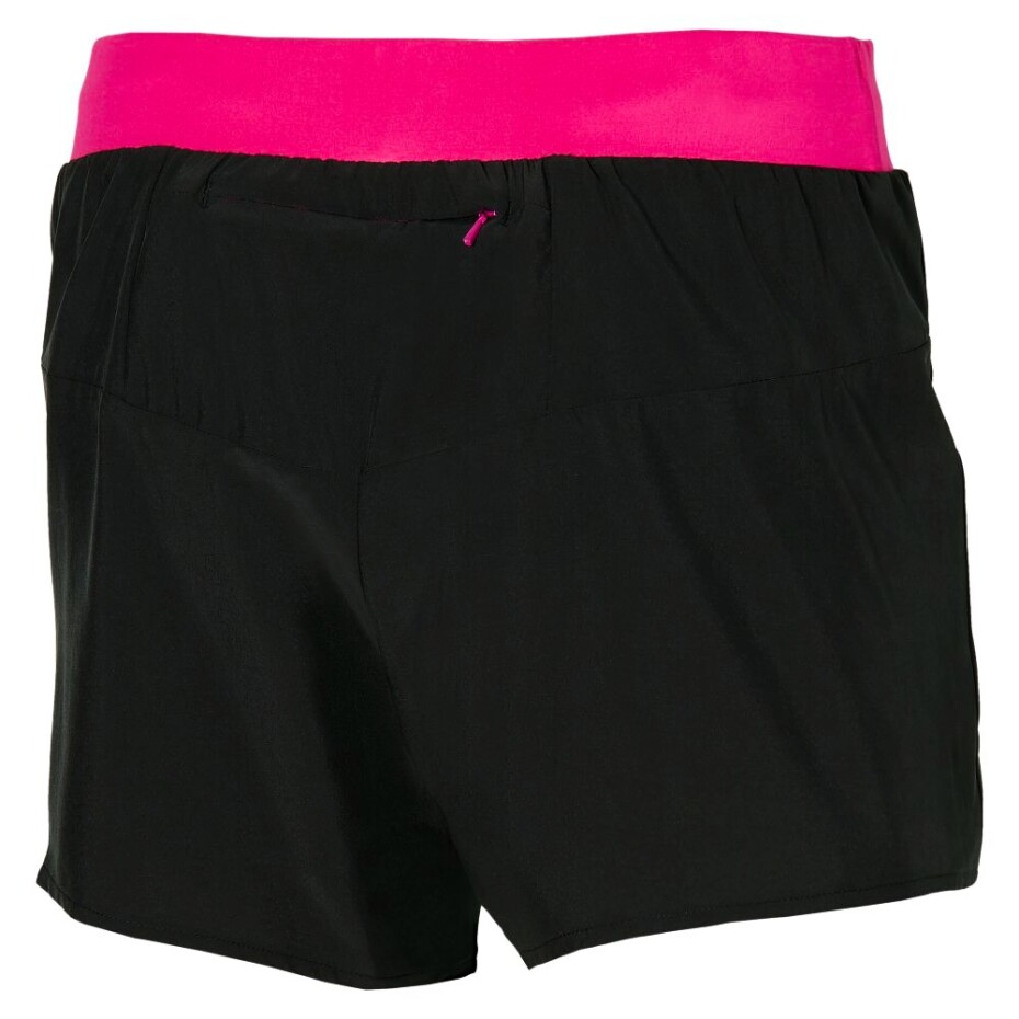 Dámské šortky Mizuno Alpha 4.5 Short Black/Pink Peacock M - main (1)