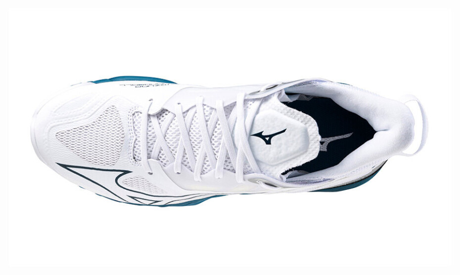 Pánská sálová obuv Mizuno  WAVE MIRAGE 5 White/Sailor Blue/Silver  EUR 51 - main (2)