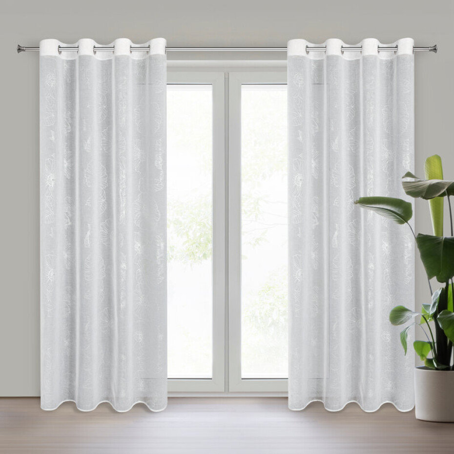 ArtFir Záclona SAGA K | bílá 140 x 250 cm - main (0)