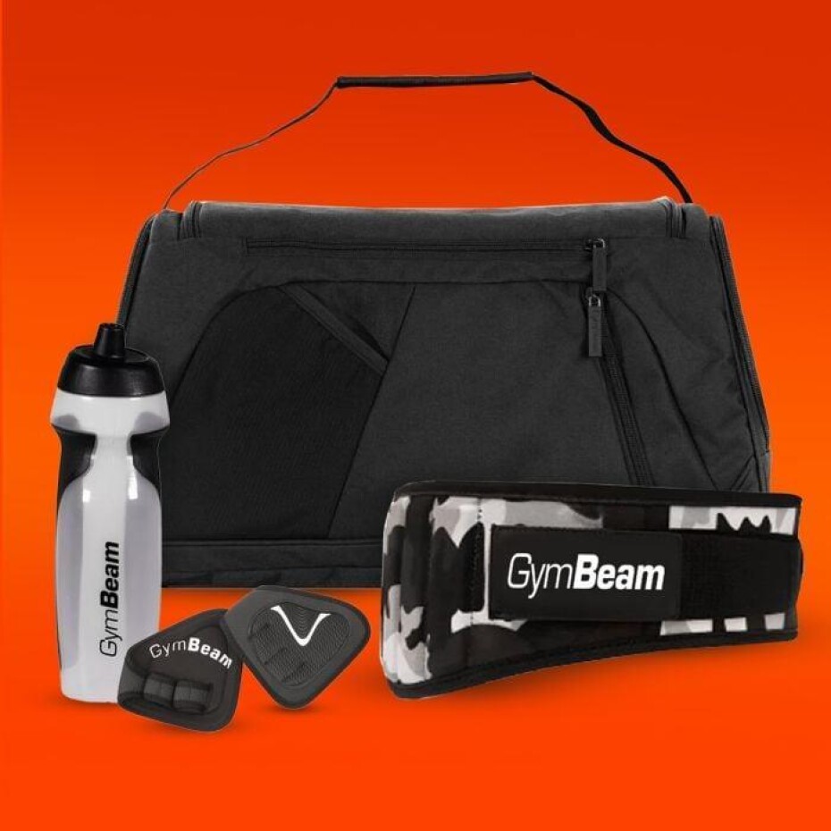 GymBeam Sportovní taška Gym Rat Black POUZE černá (VÝPRODEJ) - main (0)