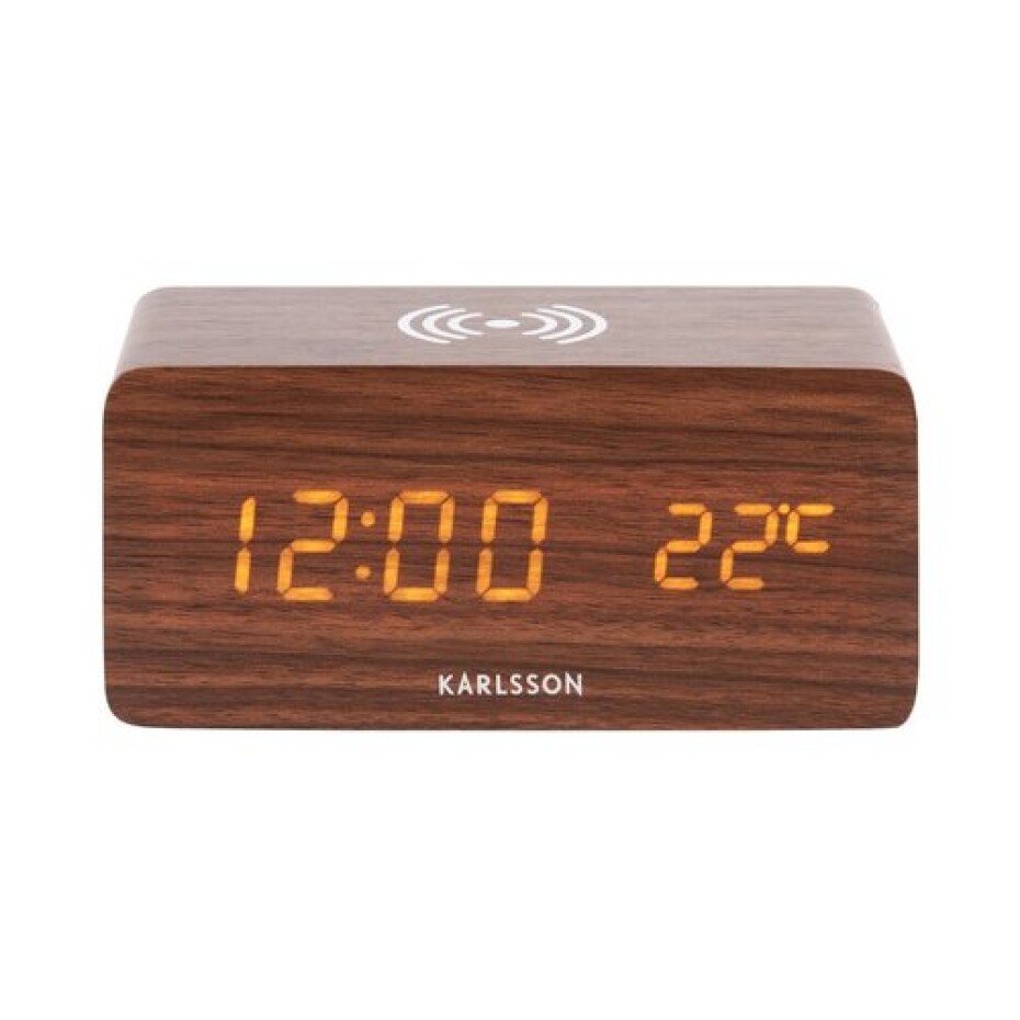 Karlsson 5933DW LED budík/hodiny s nabíjením 15 cm - main (3)