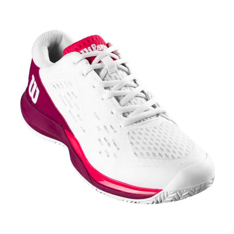 Dětská tenisová obuv Wilson Rush Pro Ace Jr White/Beet Red  EUR 38 2/3 - main (1)