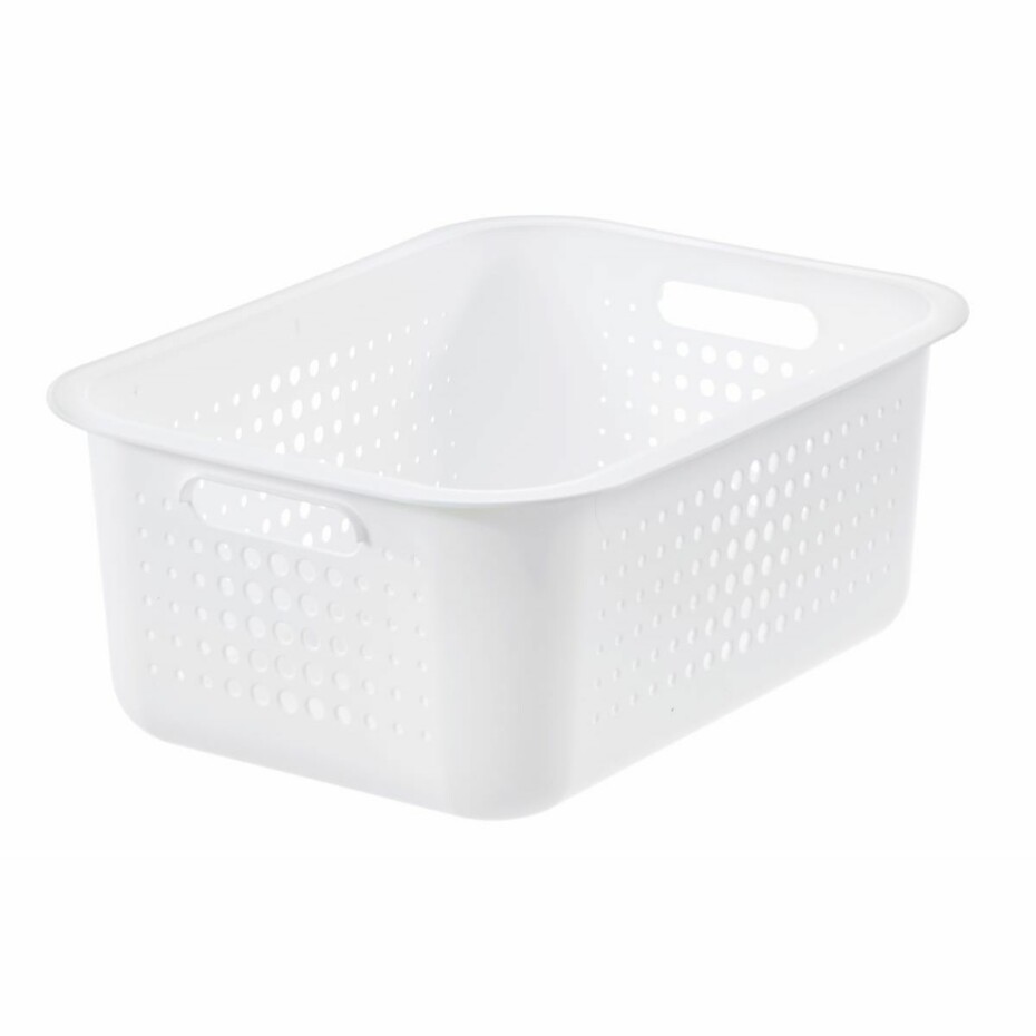 SmartStore Úložný košík Modern, bílá, 37 x 28 x 15 cm, 37 x 28 x 15 cm - main (0)