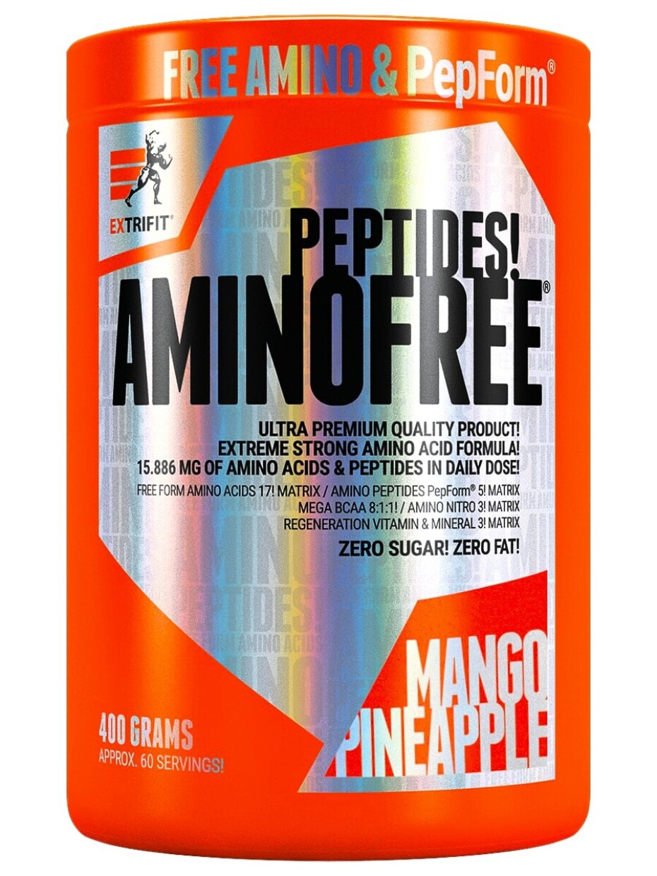 Extrifit Aminofree Peptides 400 g pomeranč - main (3)
