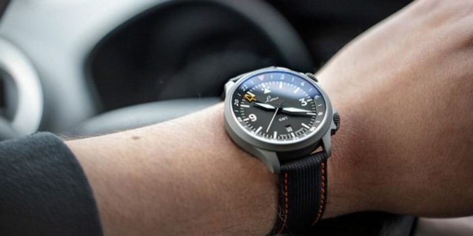 Laco Flieger Frankfurt GMT Schwarz - main (15)