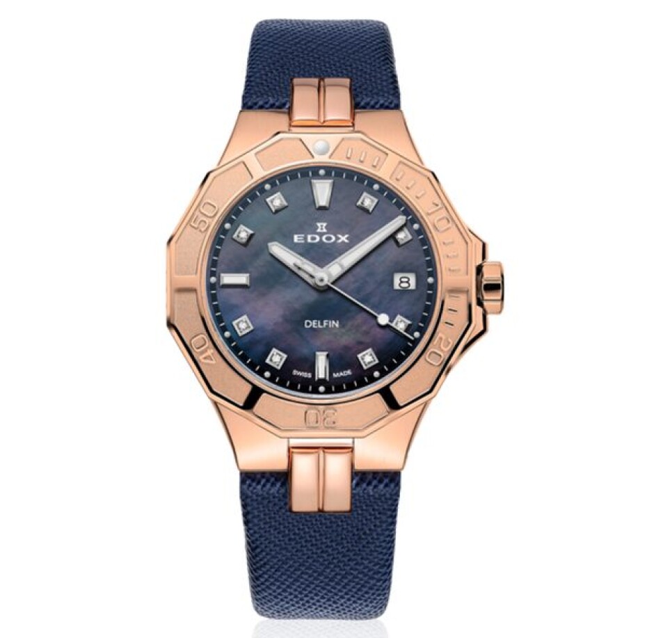 EDOX Sport Delfin Diver Date Lady 53020-37RC-NANR - main (0)