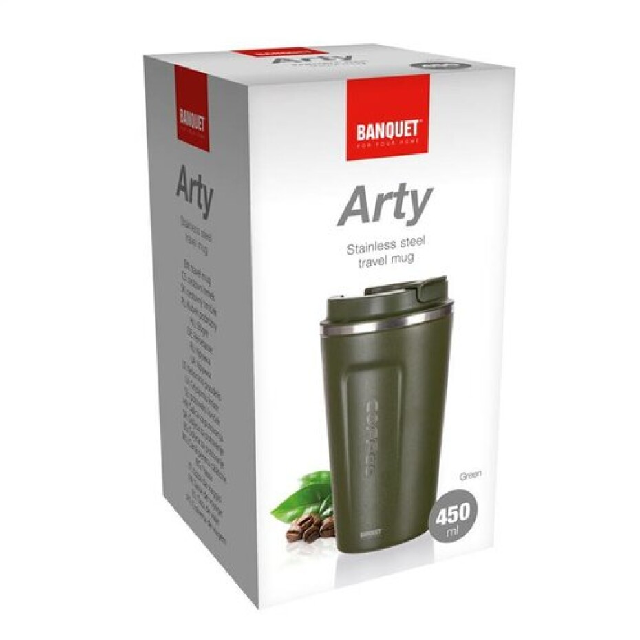 Banquet Termohrnek cestovní ARTY 450 ml, zelená - main (3)
