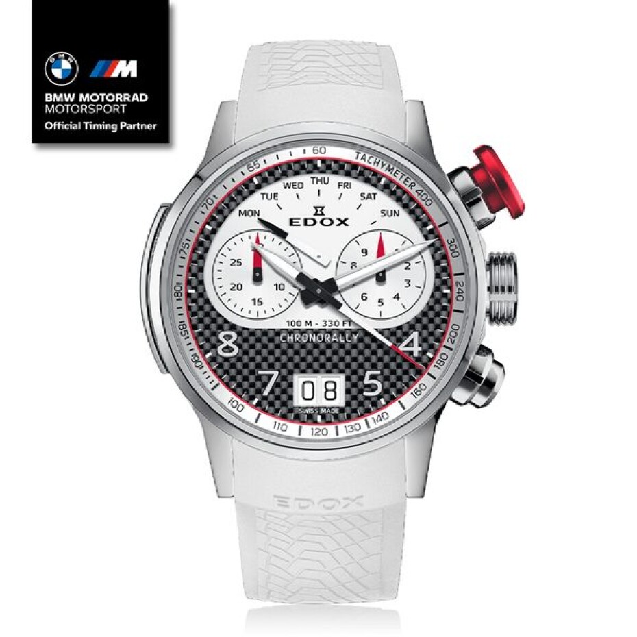 EDOX Chronorally 45 Limited Edition Quartz Chronograph 38003-TINR-CANBR - main (4)