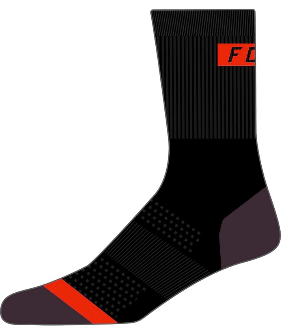 Fox 6" Flexair Merino dámské ponožky Black - main (0)
