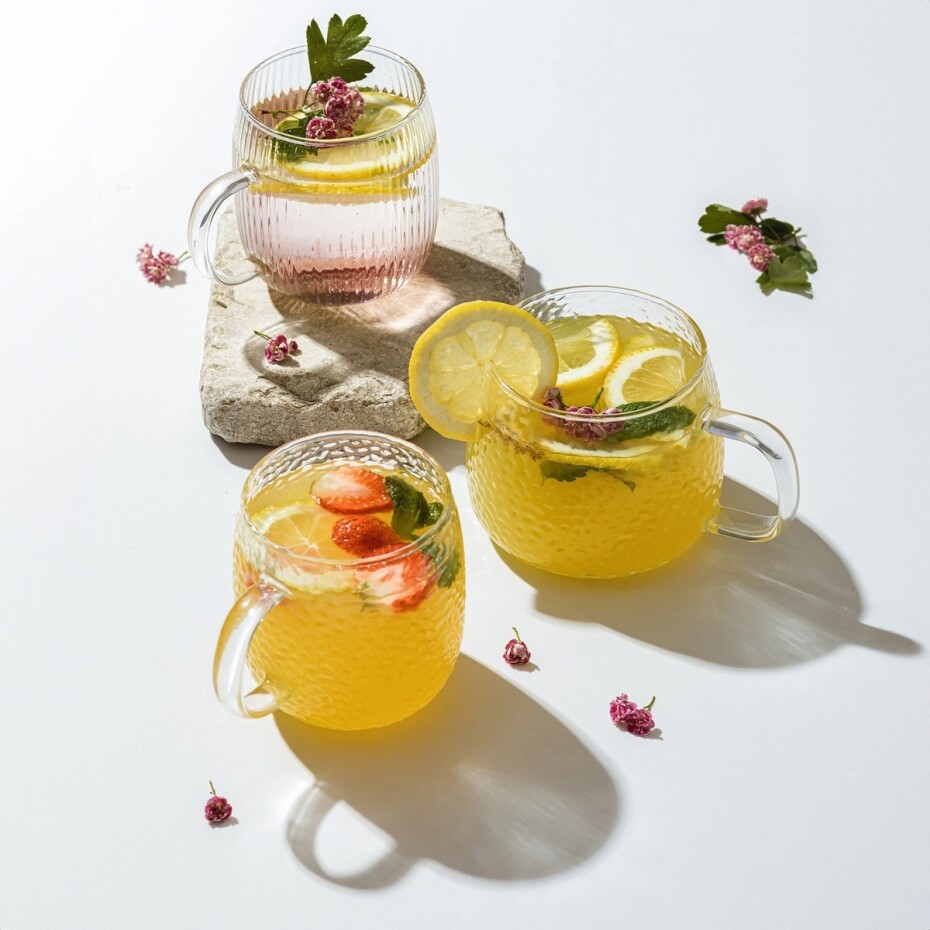 Florina Skleněný hrnek Savia 500 ml, 2 ks - main (1)