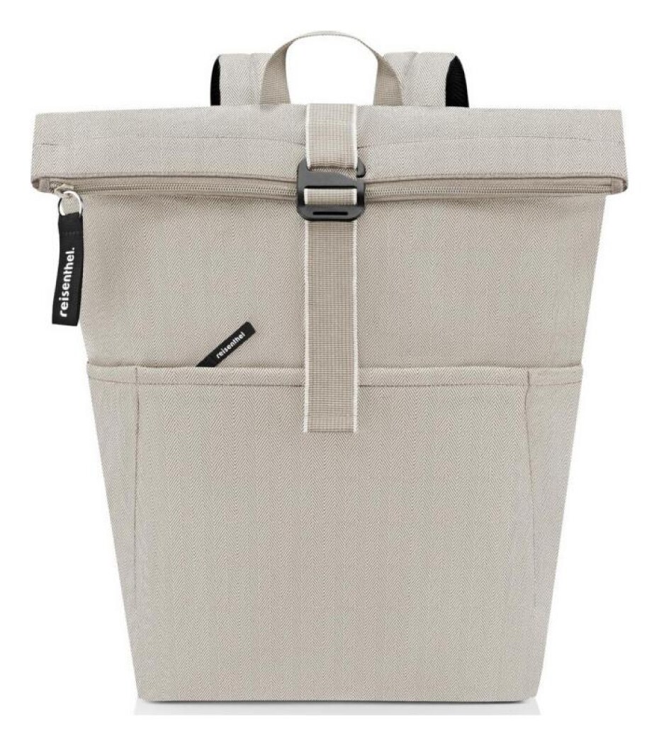 Reisenthel Rolltop Backpack Herringbone Sand batoh - main (0)