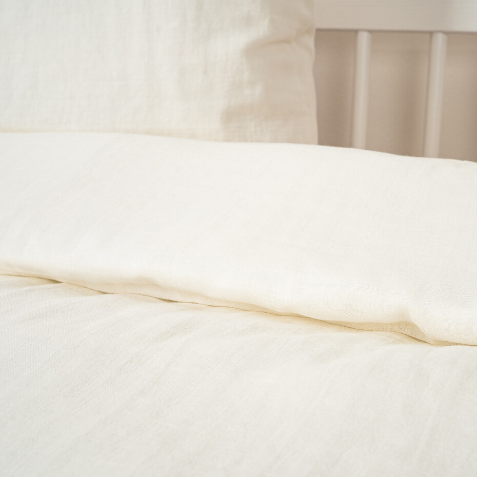 4Home Dětské mušelínové povlečení do postýlky Cream, 100 x 135 cm, 40 x 60 cm - main (2)