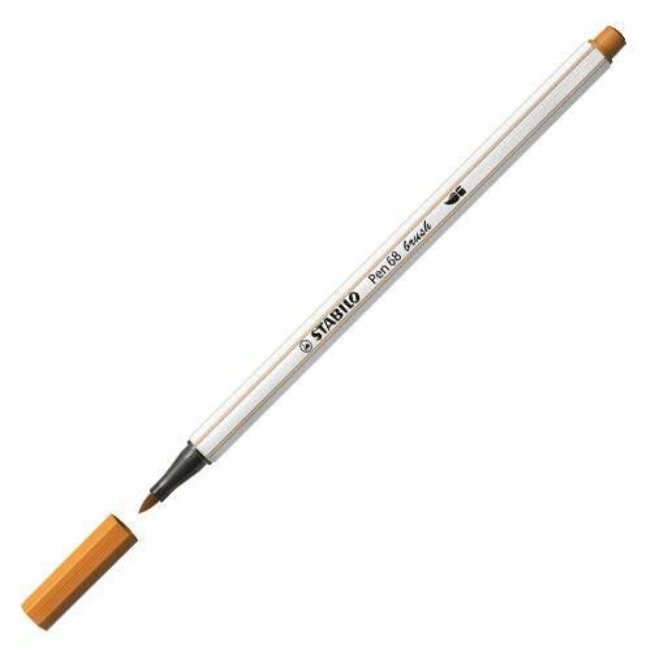 Fixa STABILO Pen 68 brush okr tmavý - main (0)