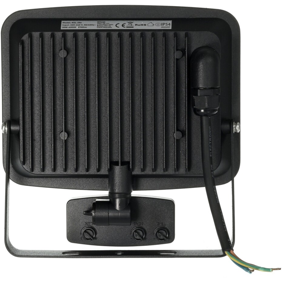 Retlux RSL 256 LED reflektor s PIR senzorem, 174 x 176 x 65 mm, 30 W, 2700 lm - main (3)
