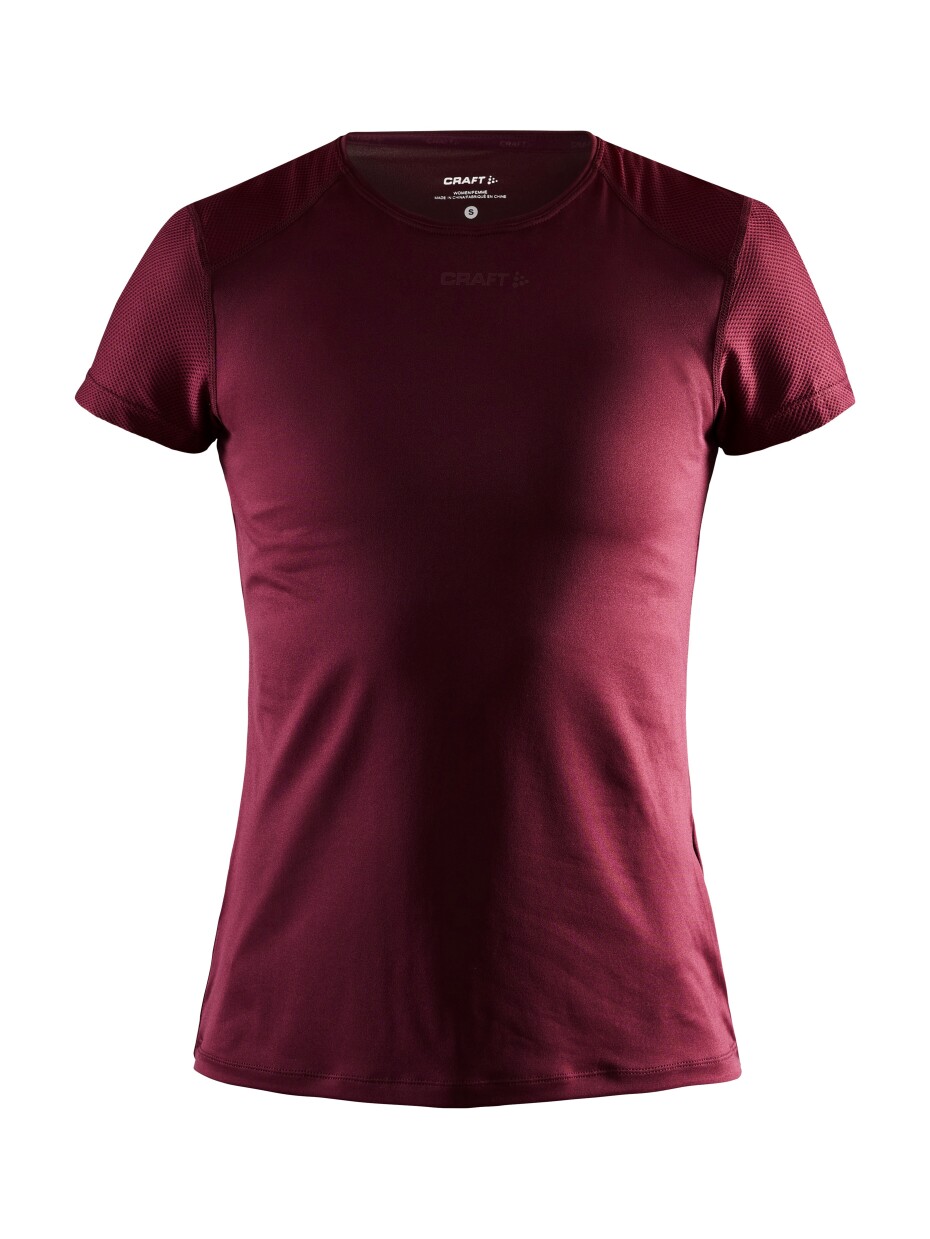 Craft ADV Essence Slim SS tmavě červená - main (4)