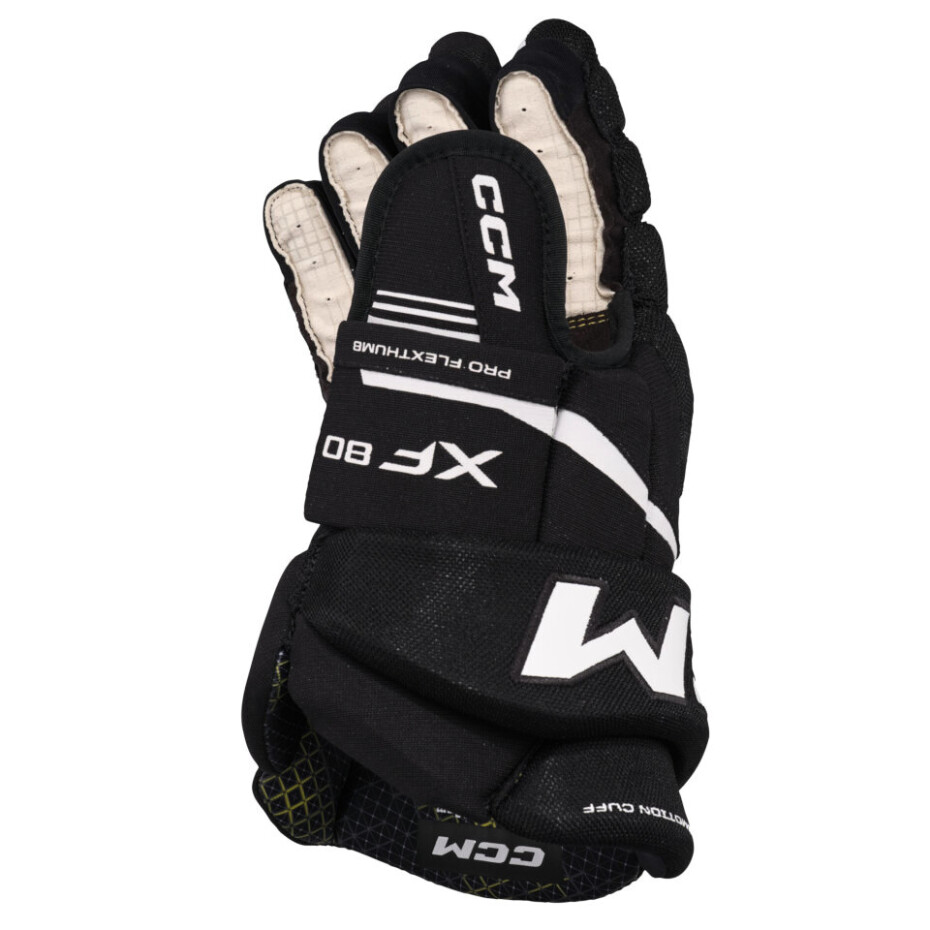 Hokejové rukavice CCM Tacks XF 80 Black/White Senior 14 palců - main (2)