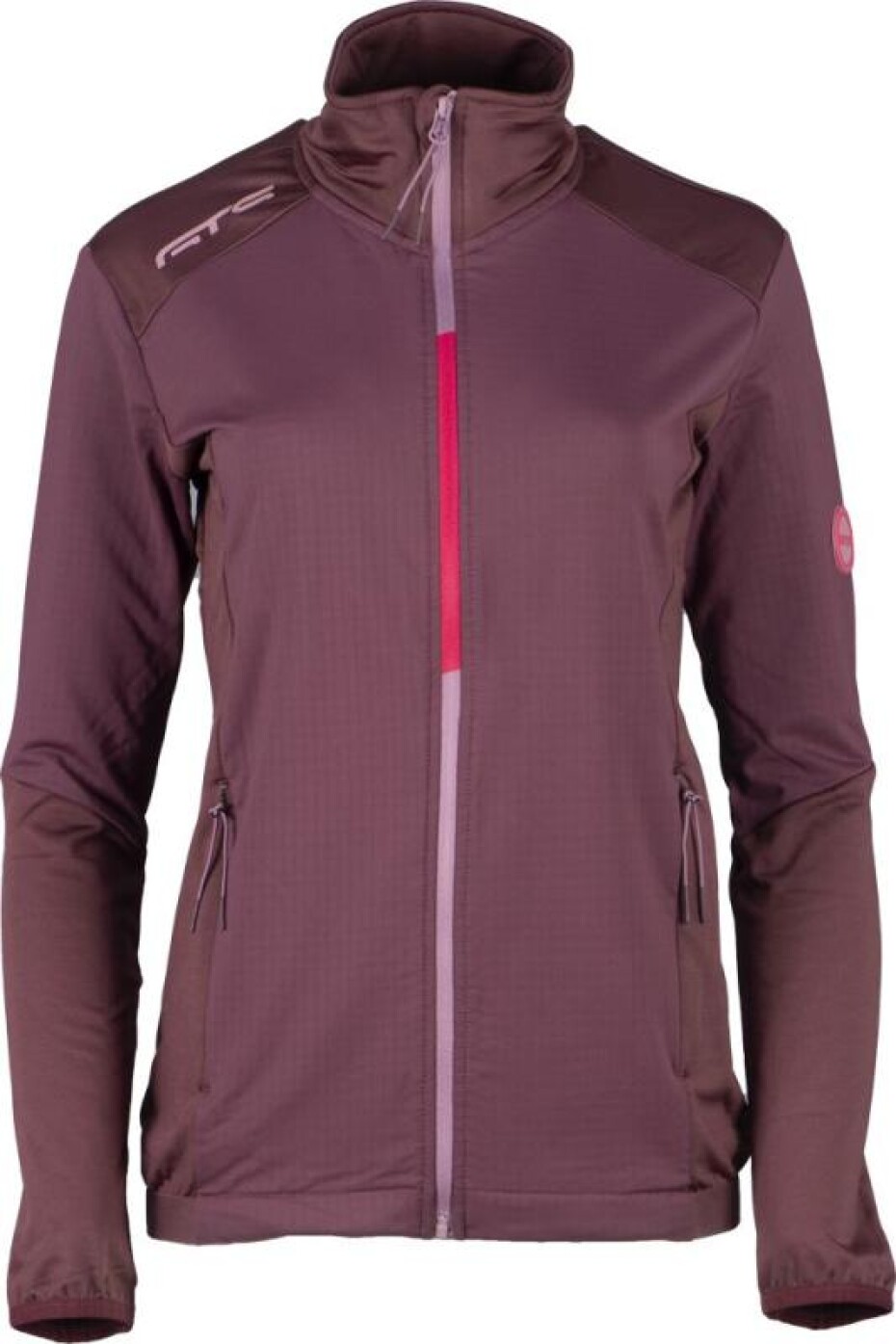 GTS301742L dámská waffle mikina, Plum - main (0)