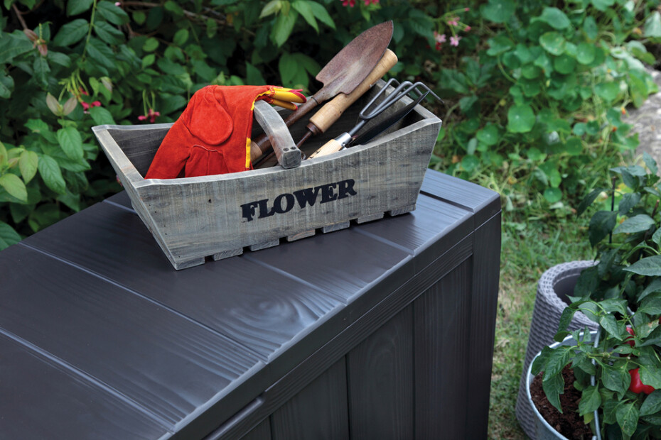KETER Úložný box WOODSHER | antracit 270L - main (4)
