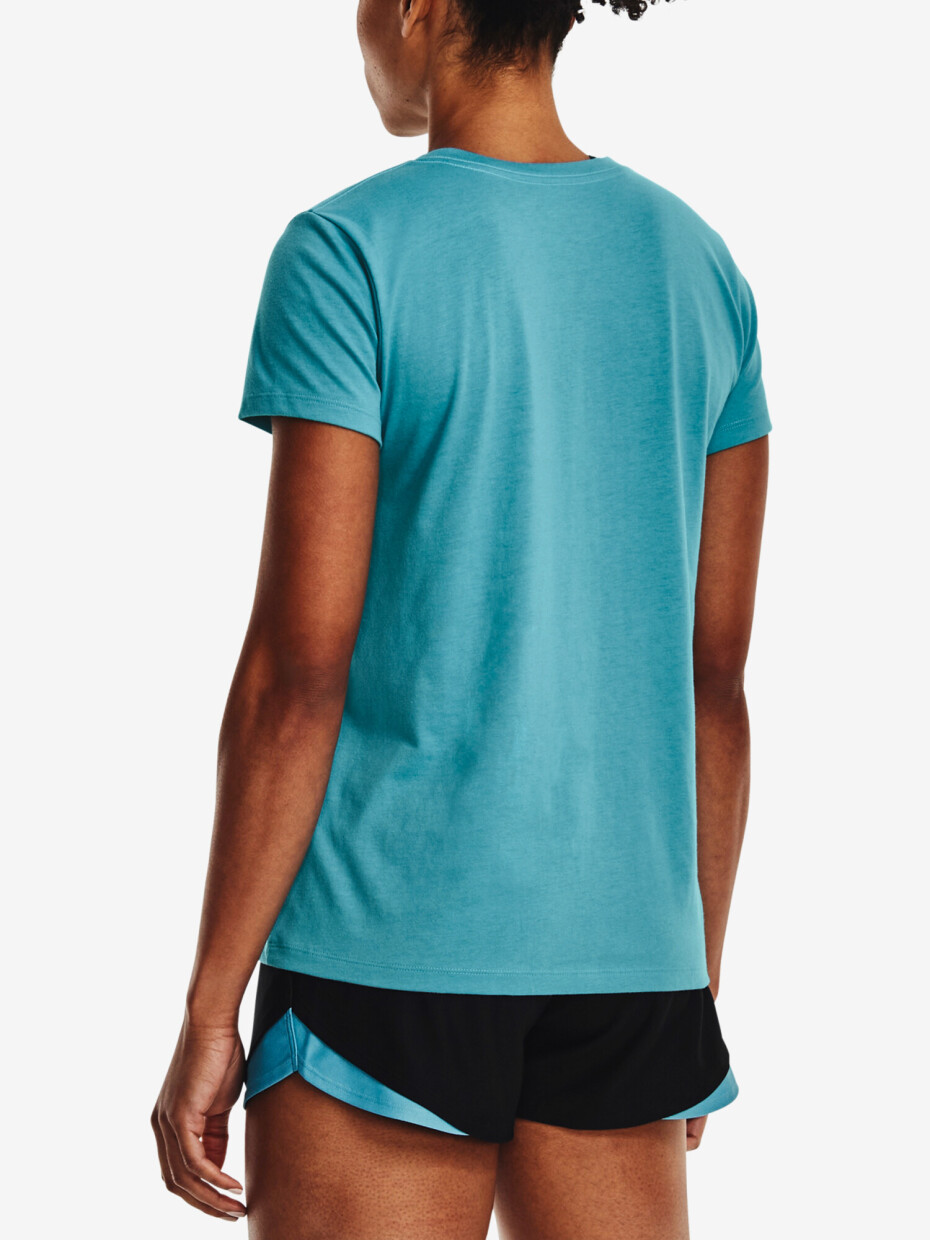 Under Armour UA W SPORTSTYLE LOGO SS BLU - main (5)