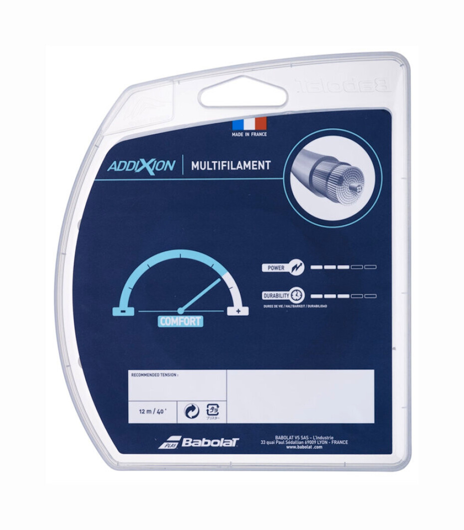 Tenisový výplet Babolat  Addixion Natural (12 m)  1,30 mm - main (1)
