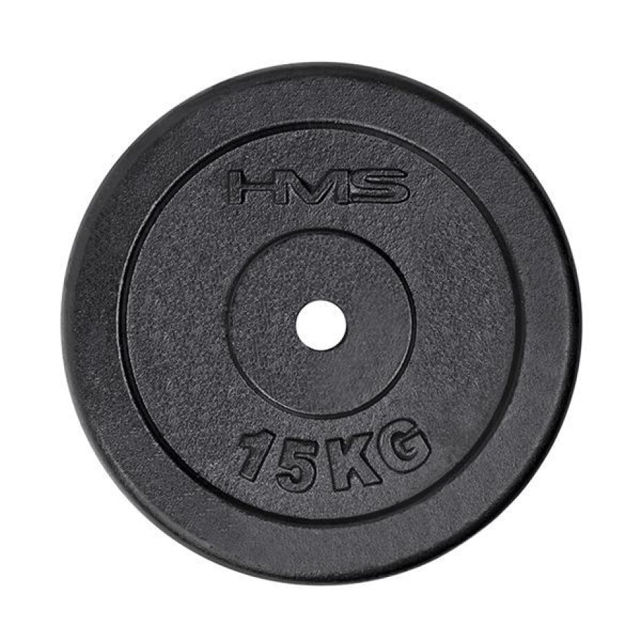 HMS Černý litinový kotouč 15 kg - main (0)
