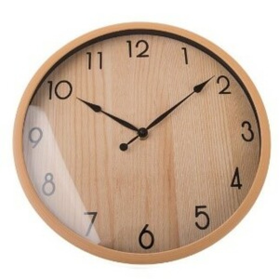 Nástěnné hodiny Nature, pr. 30,5 cm, plast - main (0)