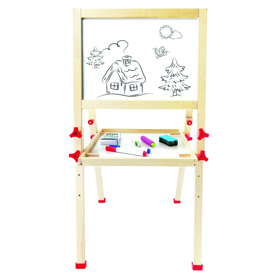 Bino Magnetická oboustranná tabule, 80 x 40 x 42 cm - main (2)