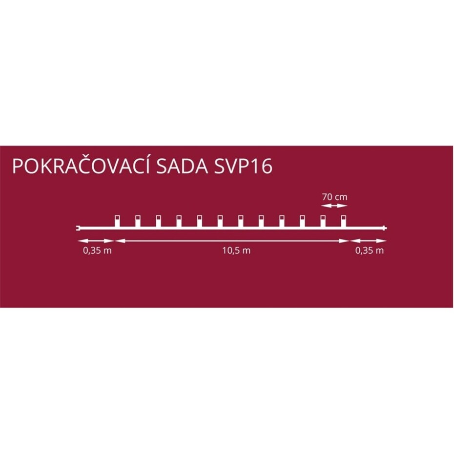 Světelný řetěz Felicia bílá, 16 žárovek Filament, prodloužení - main (3)