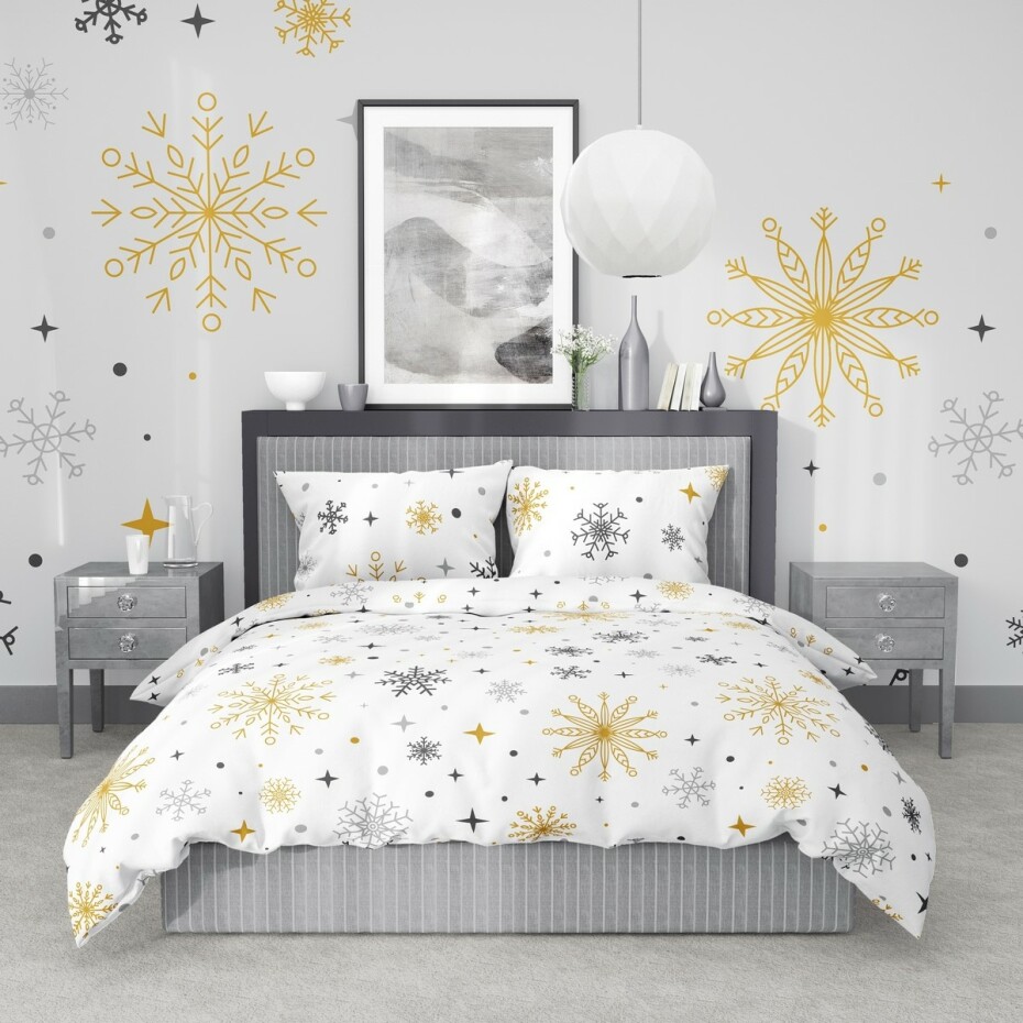 Stanex Bavlněné povlečení Magic White, 140 x 220 cm, 70 x 90 cm - main (0)