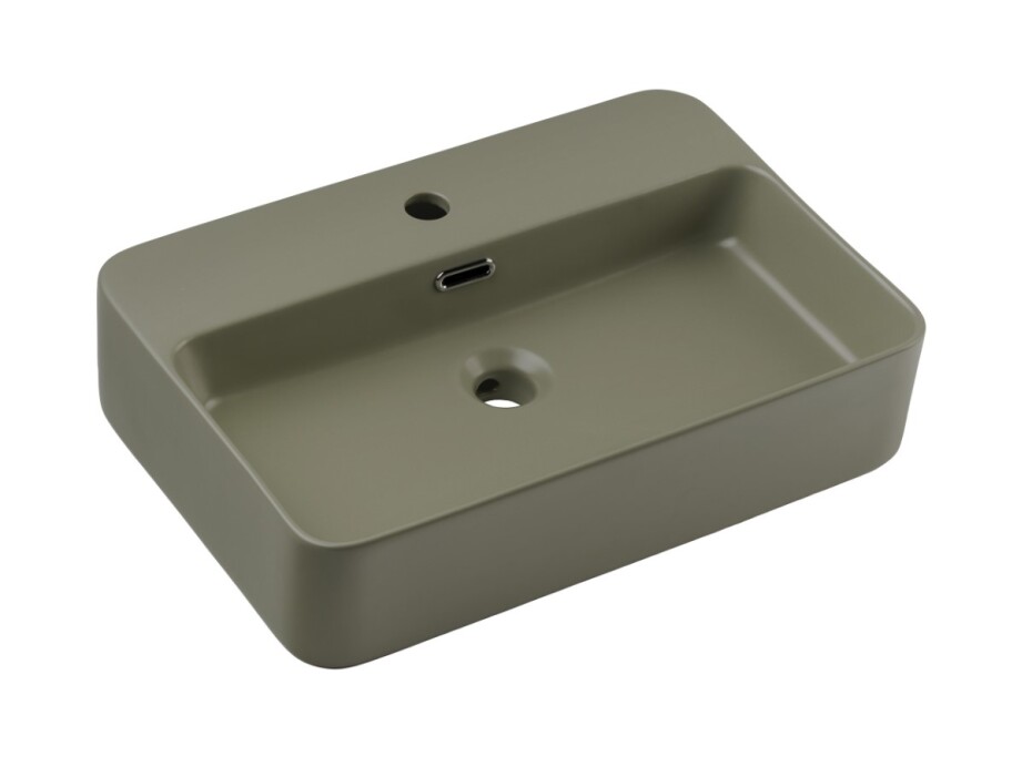 ArtCom Keramické umyvadlo TRUST 2 E-6282 | zelený mat 55 cm - main (0)