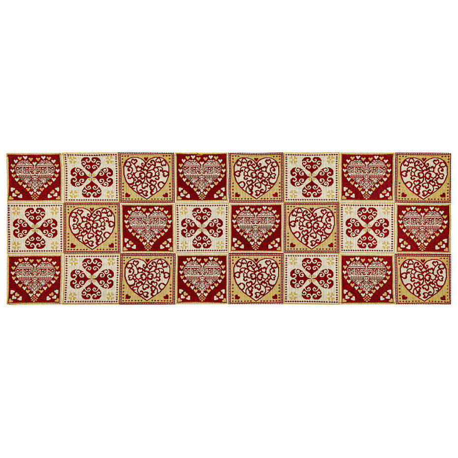 Boma Trading Běhoun Srdce červená, 32 x 96 cm - main (0)