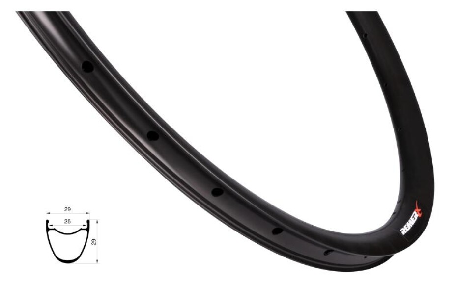 REMERX Ráfek S-DISC 622x25, 28děr, černý - main (0)