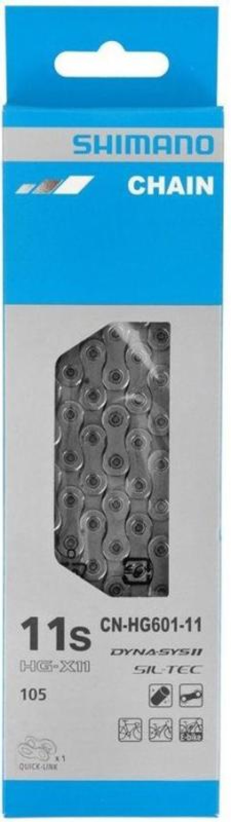 Shimano HG-601/126 11-KOLO+SPOJKA BOX řetěz - main (0)