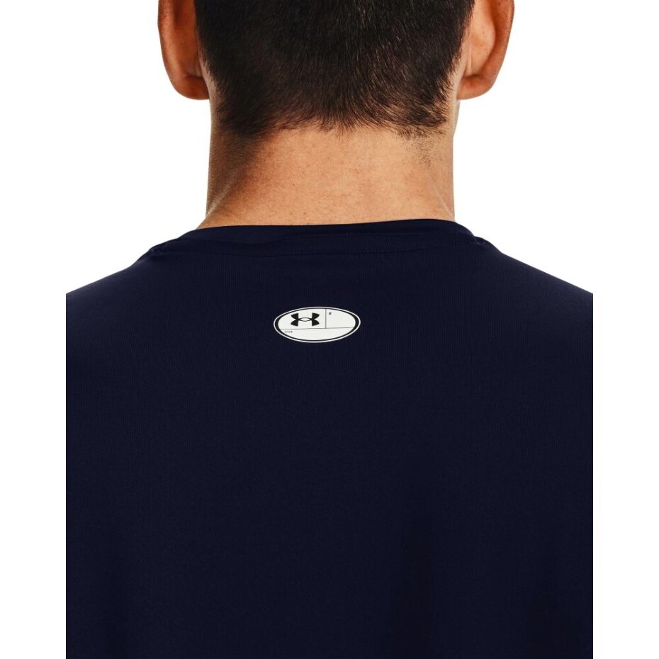 Pánské tričko Under Armour  HG Armour Fitted SS-NVY M - main (5)