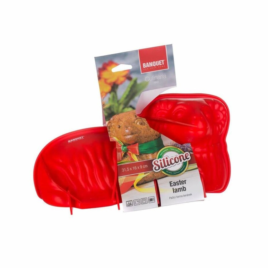 CULINARIA Banquet Forma silikonová Beránek červená, 30 x 16 x 9,5 cm - main (3)