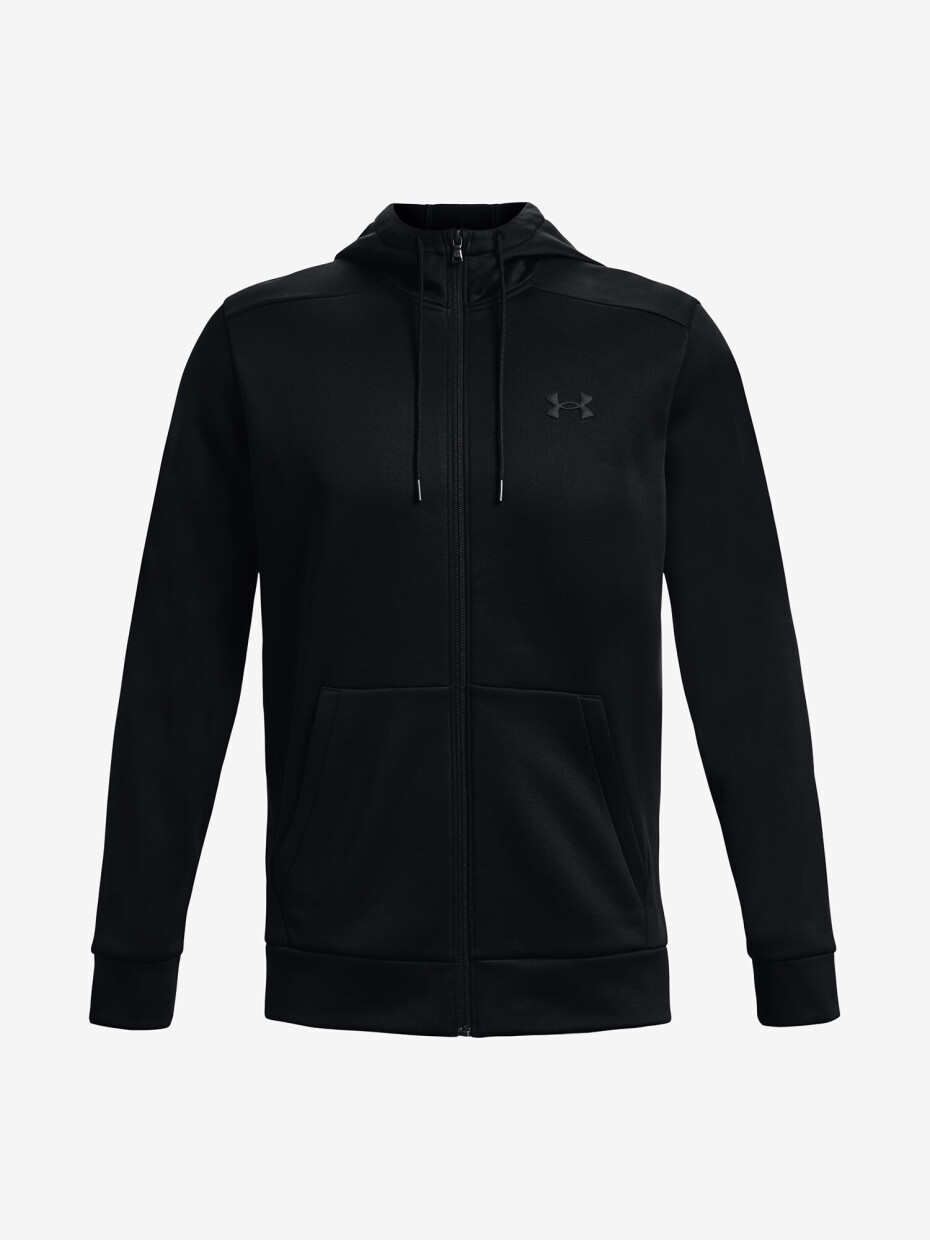 Pánská mikina Under Armour  Fleece FZ Hoodie-BLK L - main (4)