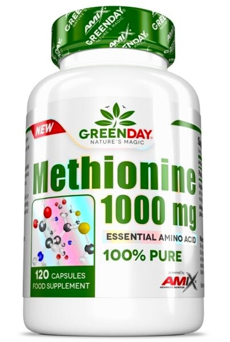 Amix Nutrition Methionine 1000 mg 120 kapslí - main (0)