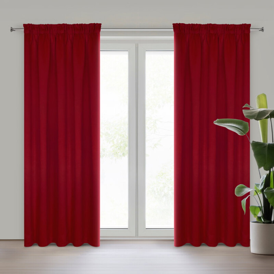 ArtFir Zatemňující závěs BLACKOUT P | červená 135 x 270 cm - main (0)