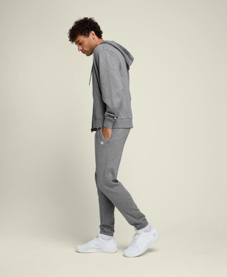 Pánská mikina Wilson  M  Team Zip Hoodie Medium Gray Heather XXL - main (3)