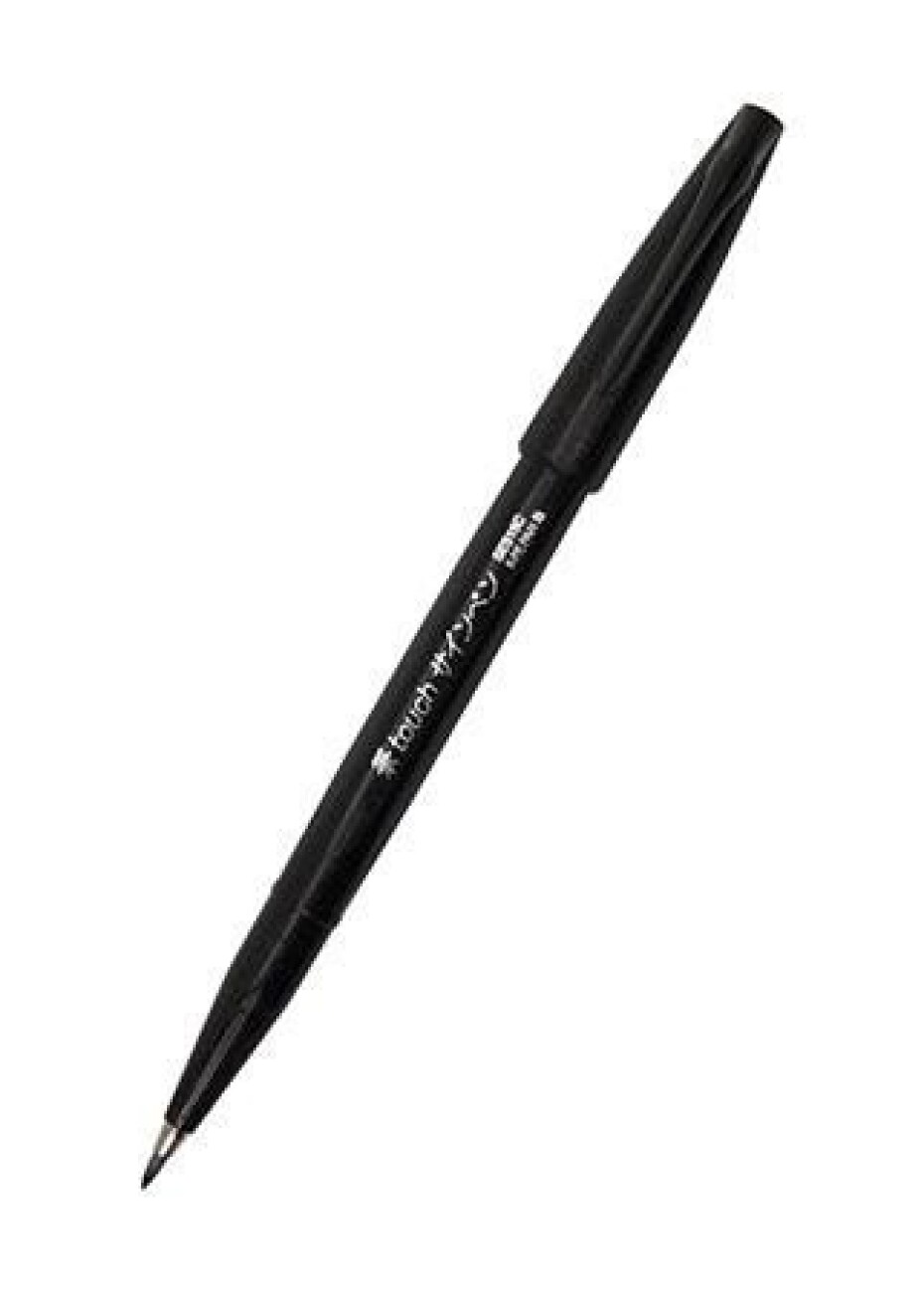 Popisovač Pentel Touch Brush - černý - main (0)