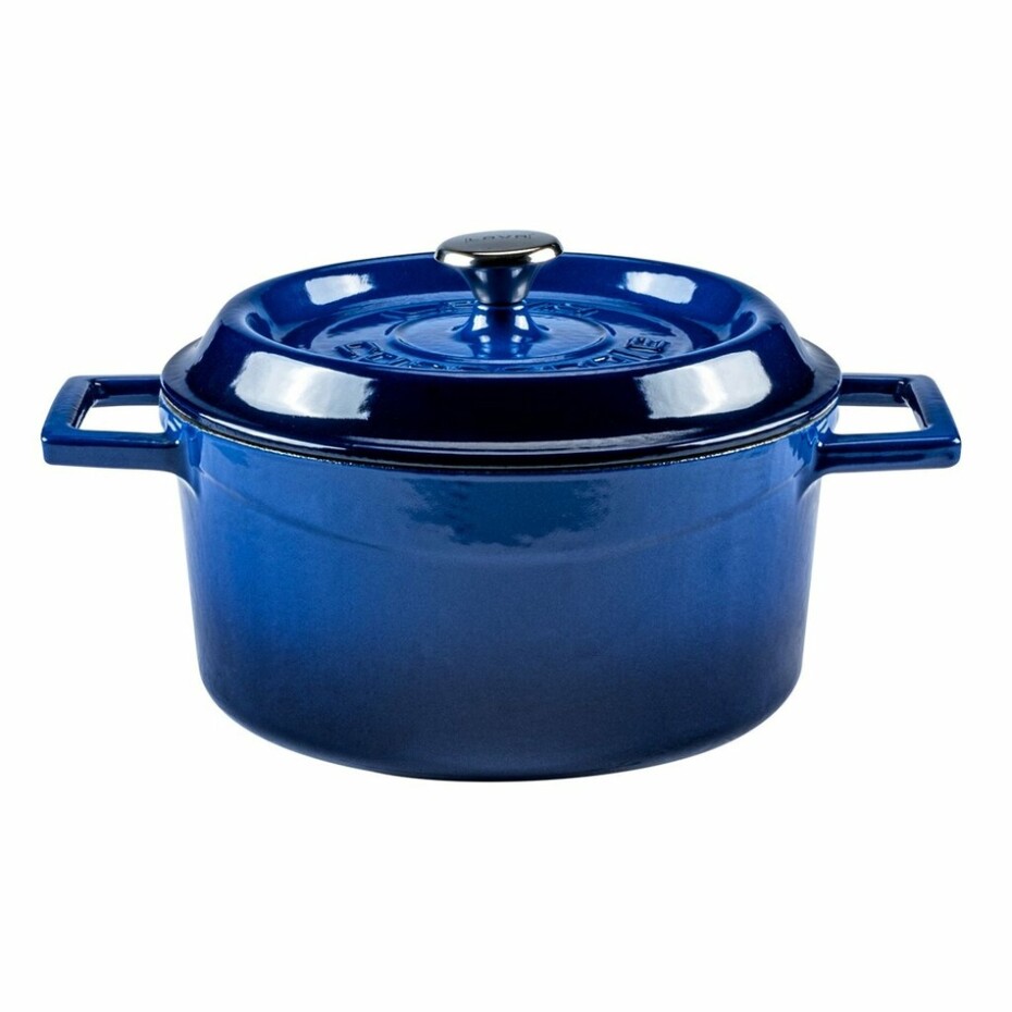 LAVA Metal Litinový hrnec pr. 20 cm, modrá, 2,6 l - main (0)