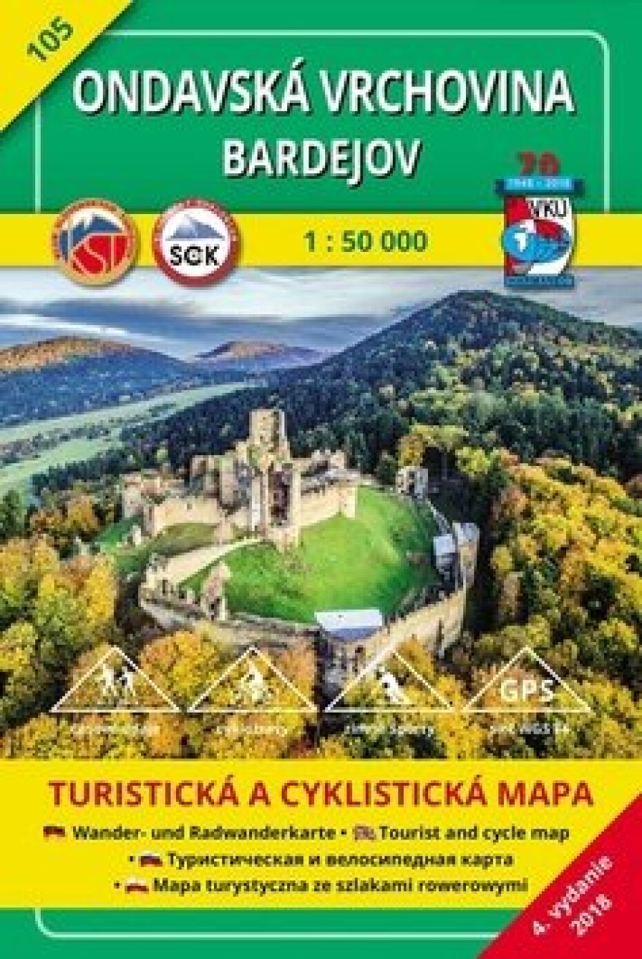 Ondavská vrchovina Bardejov 1 : 50 000 - main (0)