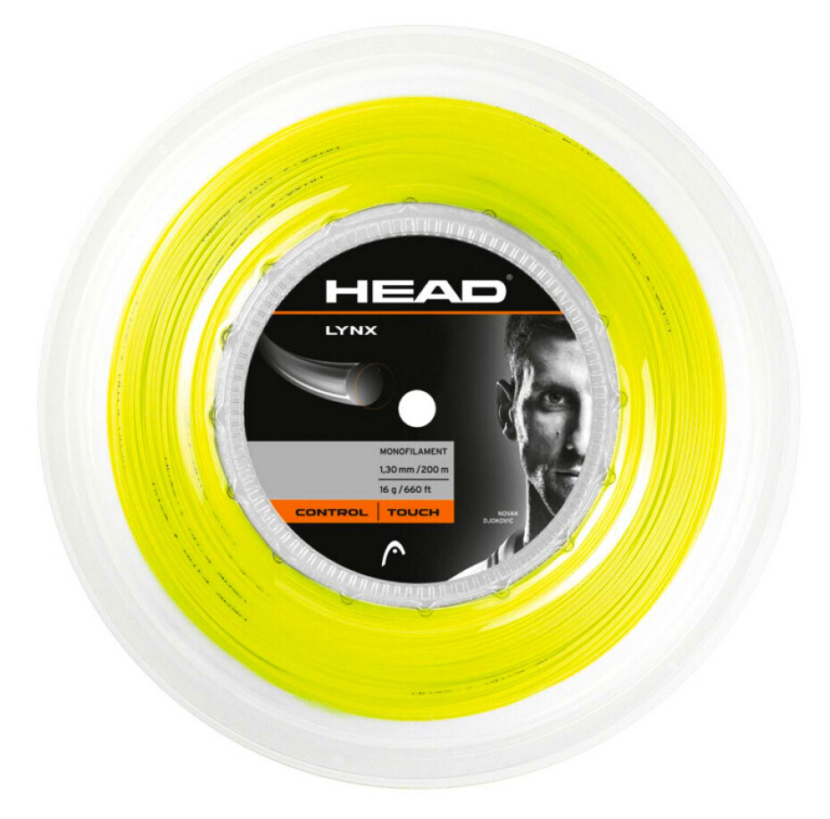 Tenisový výplet Head Lynx (200 m)  žlutá, 1,30 mm - main (0)